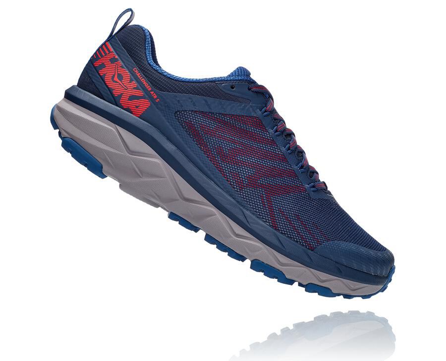 Tenis Trail Hoka One One Masculino Azul Marinho - Challenger Atr 5 - 130-YOJRUW